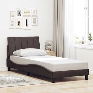 Bettgestell Hanko Dunkelbraun 90x200 cm