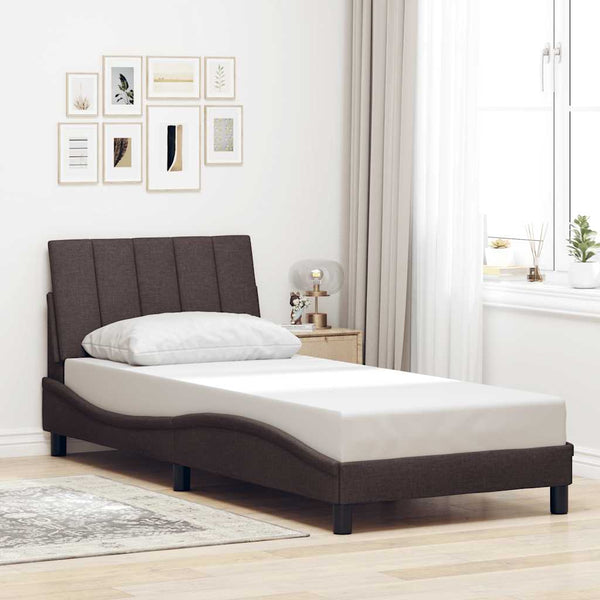 Bettgestell Hanko Dunkelbraun 90x200 cm