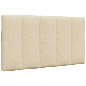 Bettgestell Creme 90x200 cm Stoff