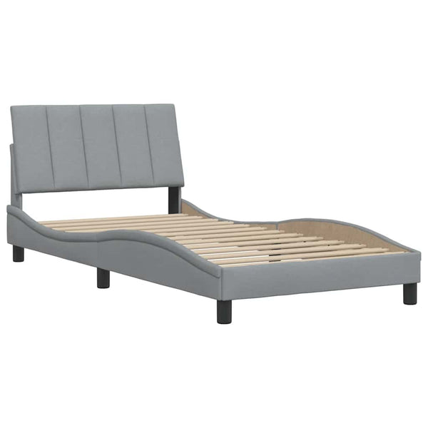 Bettgestell Hanko Hellgrau 100x200 cm
