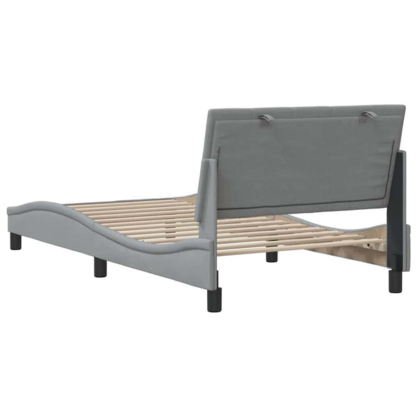 Bettgestell Hanko Hellgrau 100x200 cm