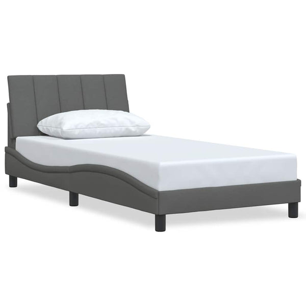 Bettgestell Dunkelgrau 100x200 cm