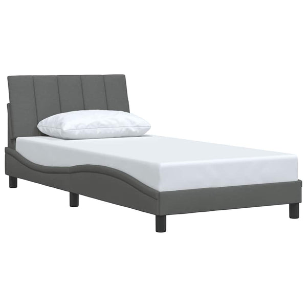 Bettgestell Dunkelgrau 100x200 cm