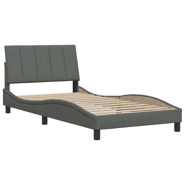 Bettgestell Dunkelgrau 100x200 cm