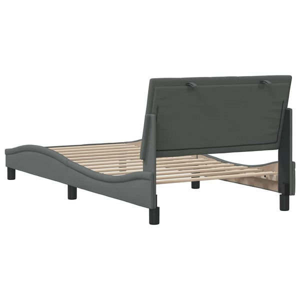 Bettgestell Dunkelgrau 100x200 cm