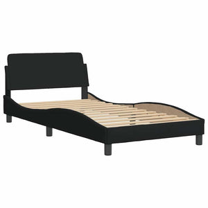 Bettgestell Hanko Schwarz 100x200 cm