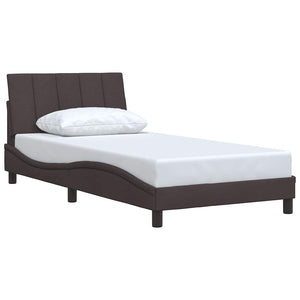 Bettgestell Dunkelbraun 100x200 cm