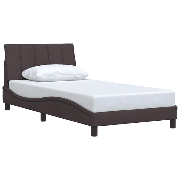 Bettgestell Dunkelbraun 100x200 cm