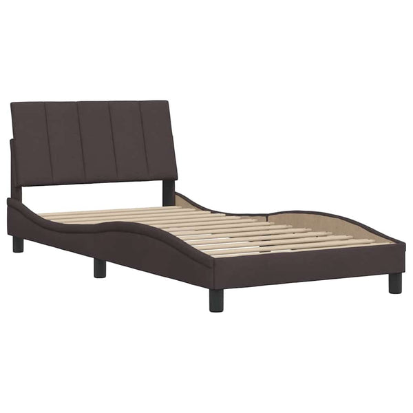 Bettgestell Dunkelbraun 100x200 cm