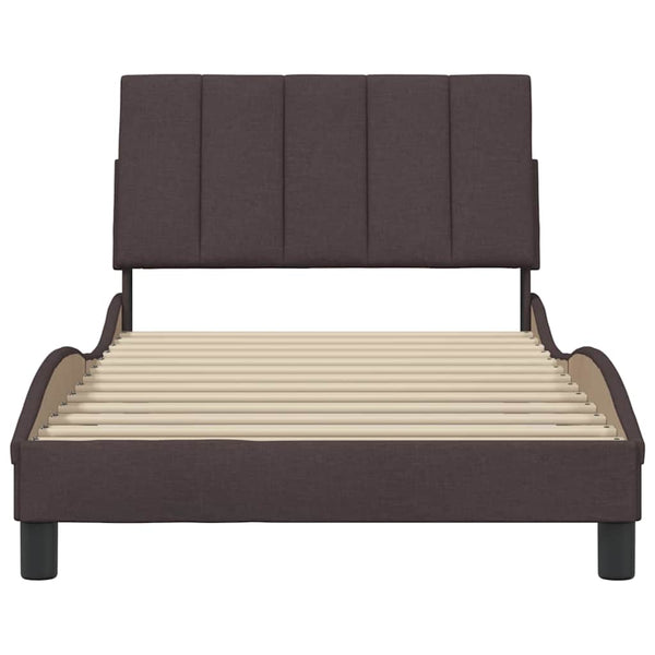 Bettgestell Dunkelbraun 100x200 cm