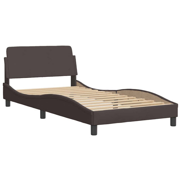 Bettgestell Dunkelbraun 100x200 cm