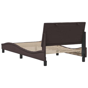 Bettgestell Dunkelbraun 100x200 cm