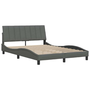 Bettgestell Hanko Dunkelgrau 120x200 cm