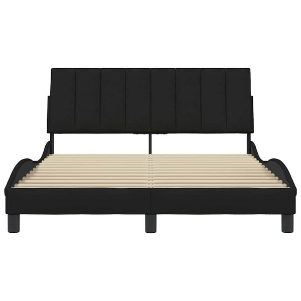Bettgestell Hanko Schwarz 120x200 cm