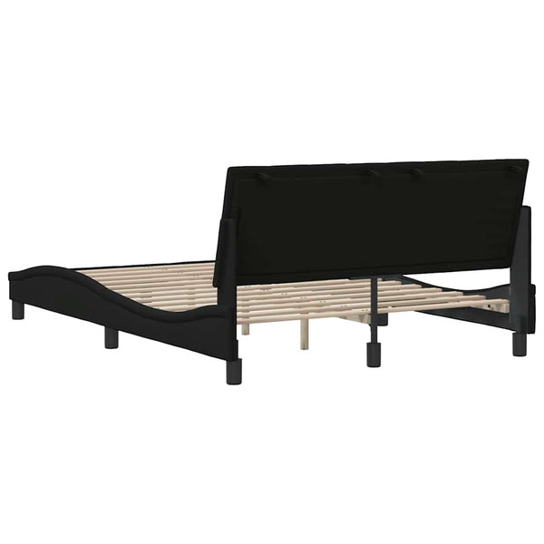 Bettgestell Hanko Schwarz 120x200 cm