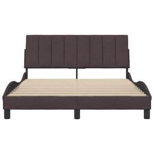 Bettgestell Dunkelbraun 120x200 cm