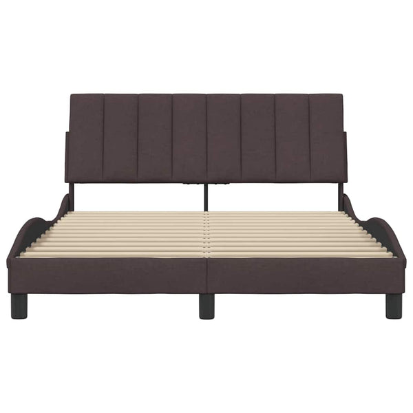 Bettgestell Dunkelbraun 120x200 cm