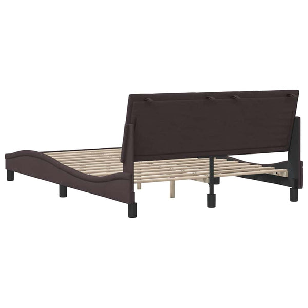 Bettgestell Dunkelbraun 120x200 cm