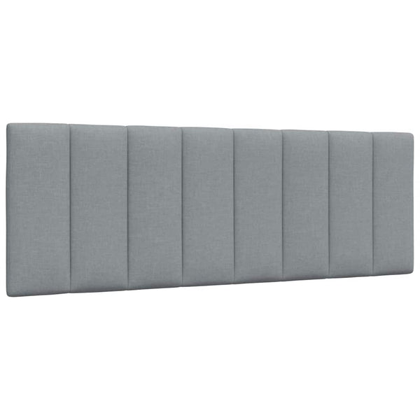 Bettgestell Hellgrau 140x190 cm Stoff