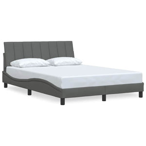Bettgestell Hanko Dunkelgrau 140x190 cm