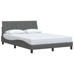 Bettgestell Hanko Dunkelgrau 140x190 cm