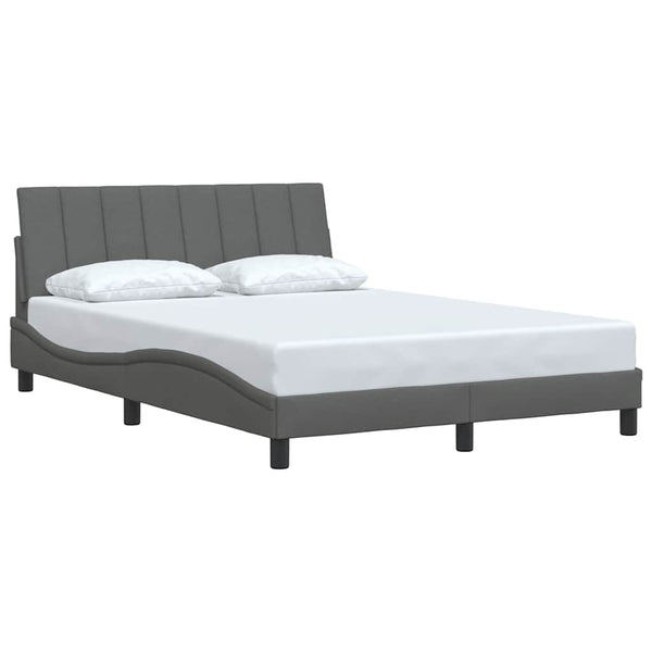 Bettgestell Hanko Dunkelgrau 140x190 cm