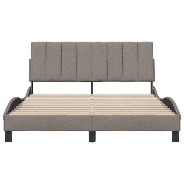 Bettgestell Hanko Taupe 140x190 cm