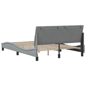 Bettgestell Hanko Hellgrau 140x200 cm