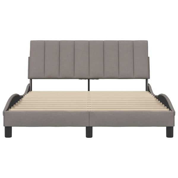 Bettgestell Hanko Taupe 140x200 cm