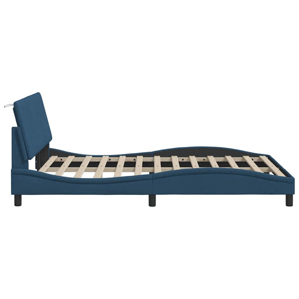 Bettgestell Hanko Blau 140x200 cm