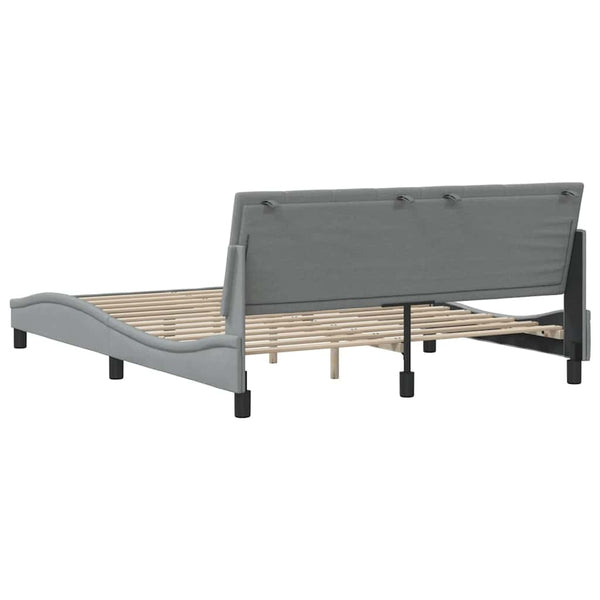 Bettgestell Hanko Hellgrau 160x200 cm