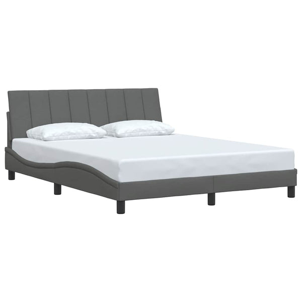 Bettgestell Hanko Dunkelgrau 160x200 cm