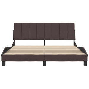 Bettgestell Hanko Dunkelbraun 160x200 cm