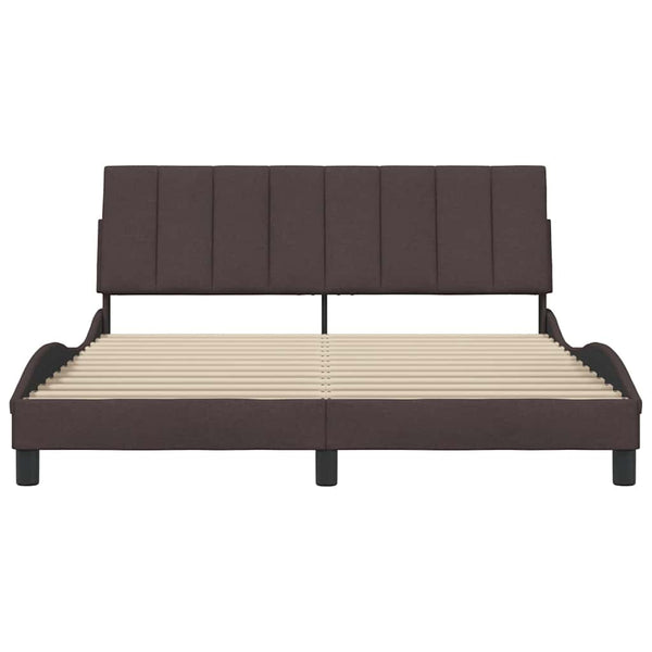Bettgestell Hanko Dunkelbraun 160x200 cm
