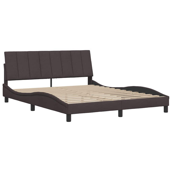 Bettgestell Hanko Dunkelbraun 160x200 cm