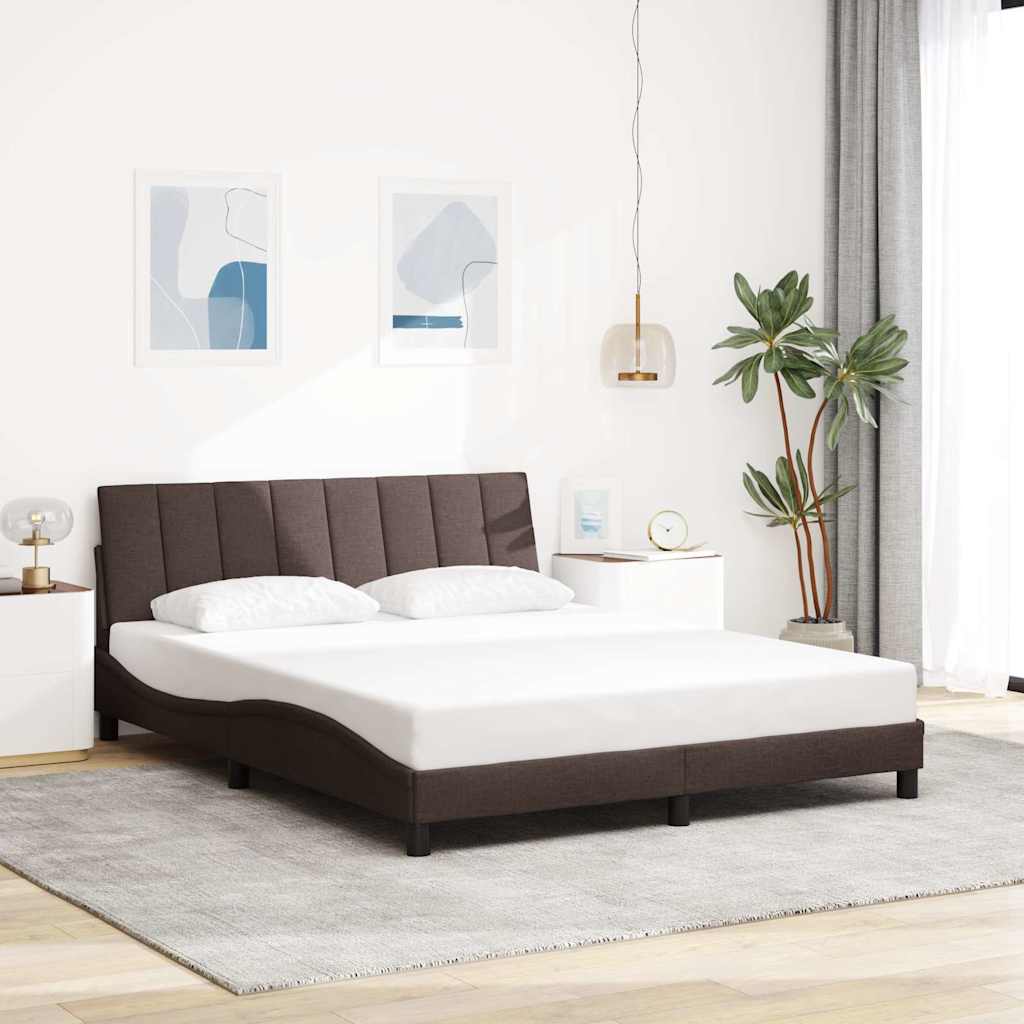Bettgestell Hanko Dunkelbraun 160x200 cm