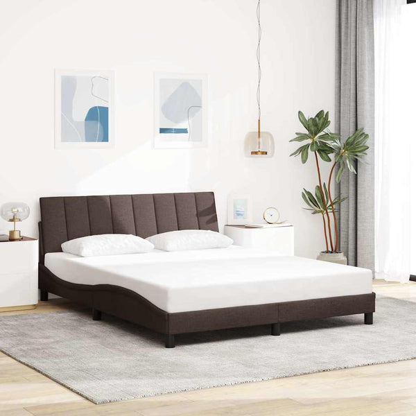 Bettgestell Hanko Dunkelbraun 160x200 cm