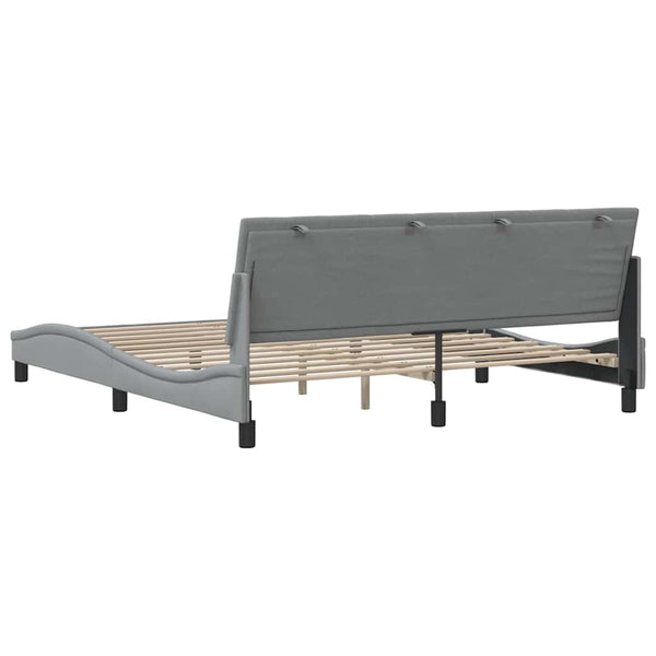 Bettgestell Hanko Hellgrau 180x200 cm