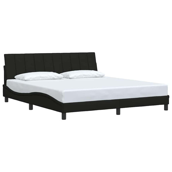 Bettgestell Hanko Schwarz 180x200 cm