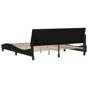 Bettgestell Hanko Schwarz 180x200 cm