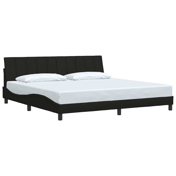 Bettgestell Hanko Schwarz 200x200 cm