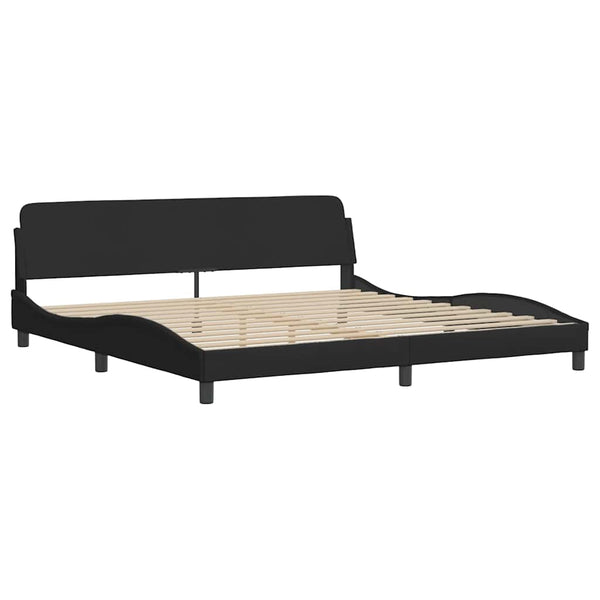 Bettgestell Hanko Schwarz 200x200 cm
