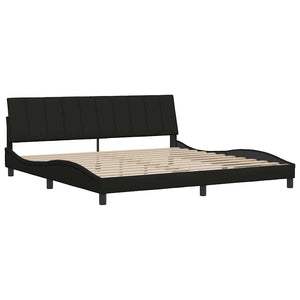 Bettgestell Hanko Schwarz 200x200 cm