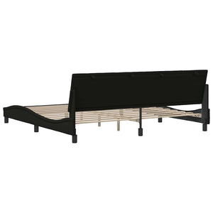 Bettgestell Hanko Schwarz 200x200 cm
