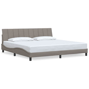 Bettgestell Hanko Taupe 200x200 cm