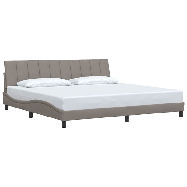 Bettgestell Hanko Taupe 200x200 cm