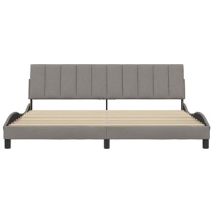 Bettgestell Hanko Taupe 200x200 cm