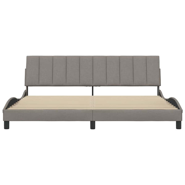 Bettgestell Hanko Taupe 200x200 cm