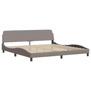 Bettgestell Hanko Taupe 200x200 cm