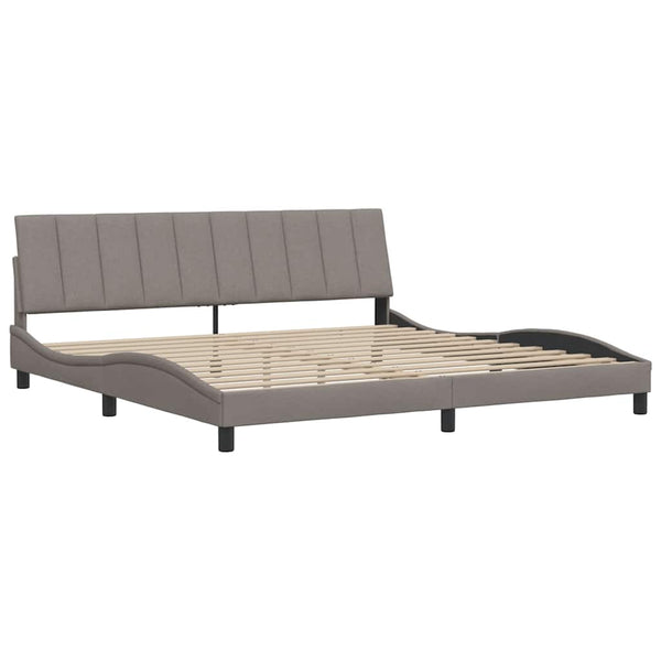Bettgestell Hanko Taupe 200x200 cm
